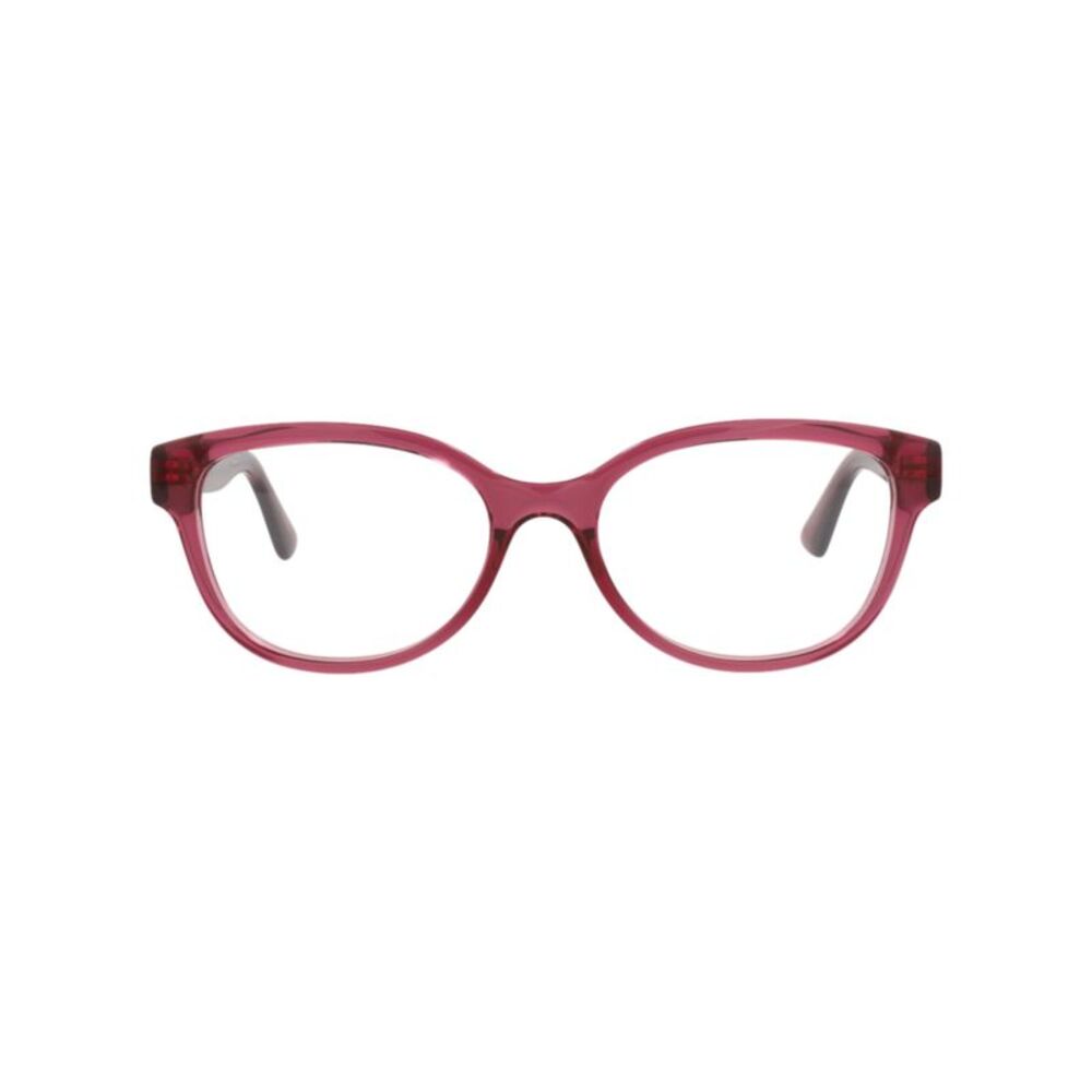 Gucci Round-Frame Injection Optical Frames Red Womens
